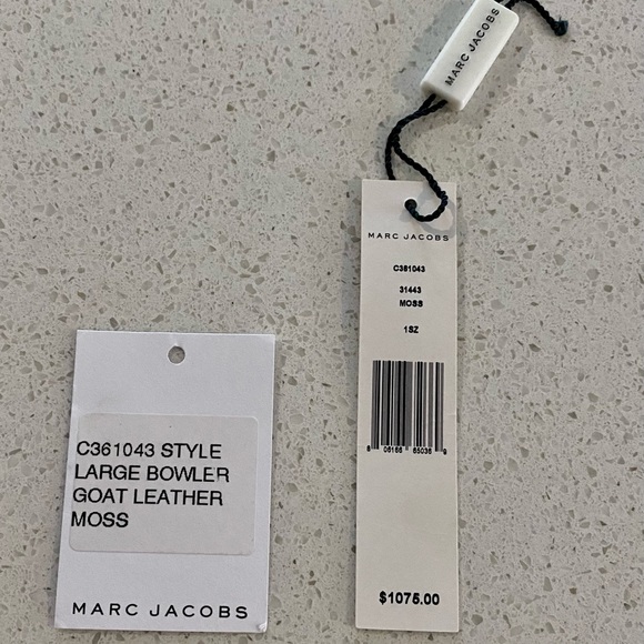 Marc Jacobs Large Goat Leather Bowler - Moss Green - Picture 7 of 7